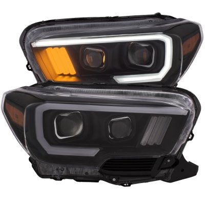 Toyota Tacoma SR 2016-2023 Black Projector Headlights