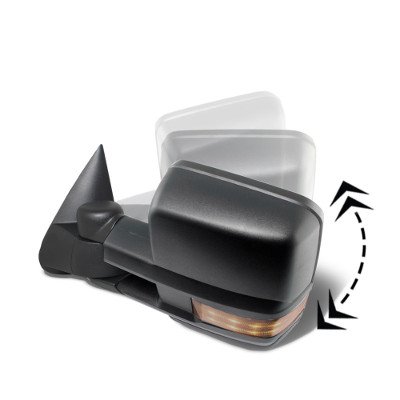 Chevy Silverado 2003-2006 Power Folding Towing Mirrors LED Lights