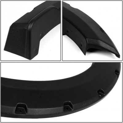 Ford F150 2015-2017 Matte Black Fender Flares Pocket Rivet