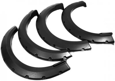 Ford F150 2015-2017 Matte Black Fender Flares Pocket Rivet