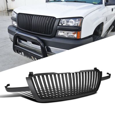 Chevy Avalanche 2003-2006 Black Vertical Grille
