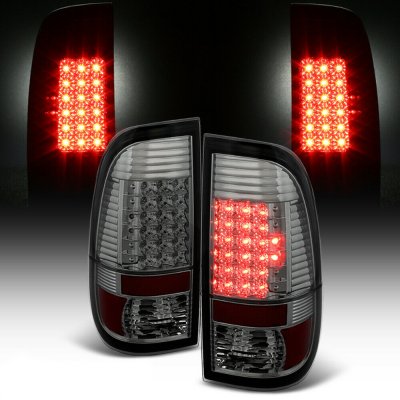 Ford F450 Super Duty 2008-2016 Smoked LED Tail Lights
