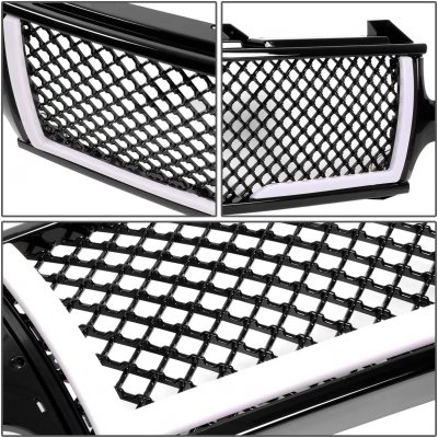 Chevy Tahoe 2000-2006 LED Grille Lights Black Mesh