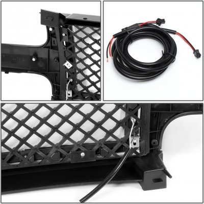 Chevy Tahoe 2000-2006 LED Grille Lights Black Mesh