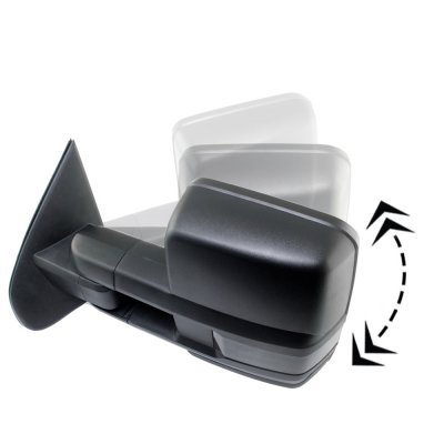 GMC Yukon XL Denali 2007-2014 Power Folding Tow Mirrors Smoked LED Lights