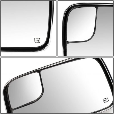 Dodge Ram 3500 1998-2002 Chrome Power Heated Towing Mirrors Smoked Signal Lights