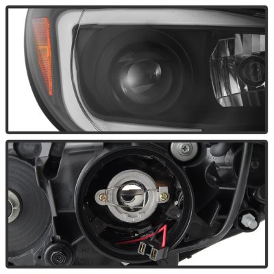 Subaru Impreza 2006-2007 Black Projector Headlights LED DRL