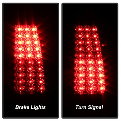 GMC Sierra 1999-2006 Smoked LED Tail Lights