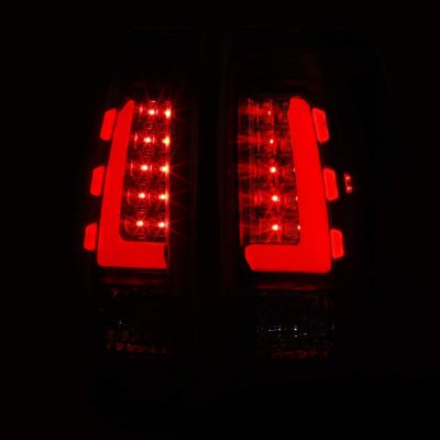 GMC Sierra 2500 1999-2006 Black Tube LED Tail Lights