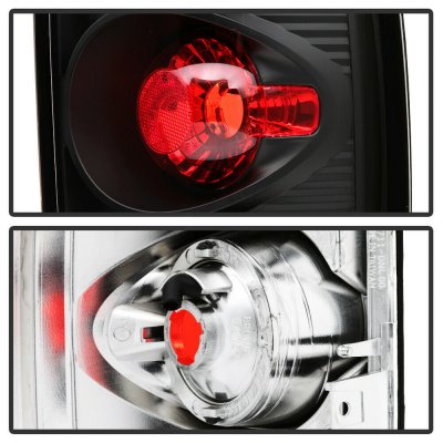Chevy Suburban 2000-2006 Black Altezza Tail Lights