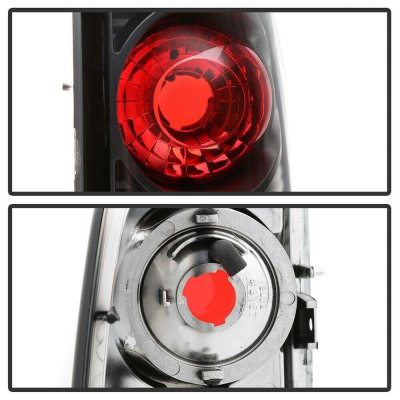 GMC Yukon 2000-2006 Black Altezza Tail Lights