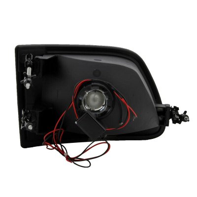 Ford Expedition 1997-2002 Smoked Crystal Headlights LED DRL