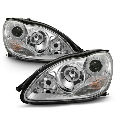 Mercedes Benz S Class 2003-2006 Clear HID Projector Headlights