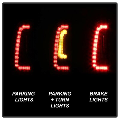 Toyota Tacoma 2005-2015 Black LED Tail Lights