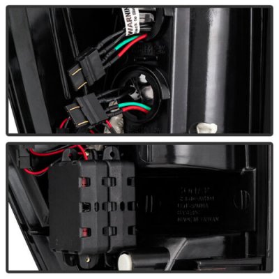 Chevy Avalanche 2002-2006 Black LED Tail Lights