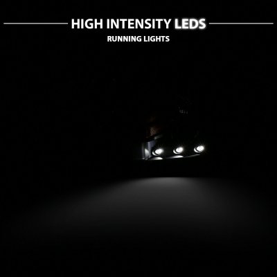 Dodge Ram 1994-2001 Crystal Headlights Black LED