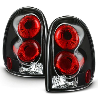Plymouth Voyager 1996-2000 Black Altezza Tail Lights