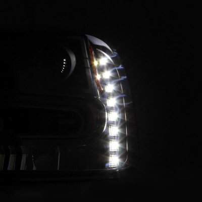 Chevy TrailBlazer 2002-2009 Black Projector Headlights