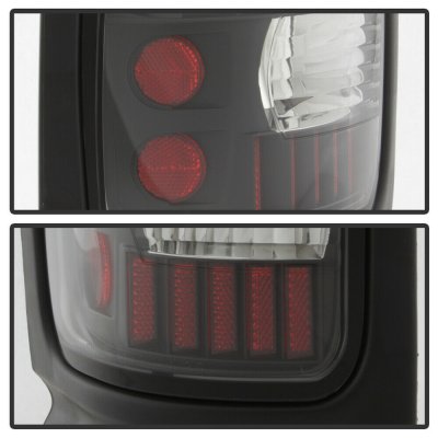 Dodge Ram 1994-2001 Black Altezza Tail Lights