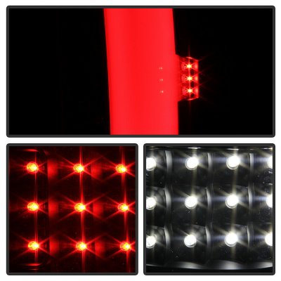 Chevy Silverado 2007-2013 Black Headlights and LED Tail Lights Tube