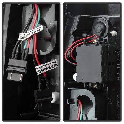 Chevy Silverado 1500HD 2003-2006 Clear Tube LED Tail Lights