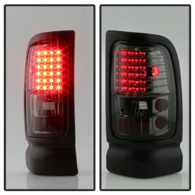 Dodge Ram 2500 1994-2002 Smoked LED Tail Lights