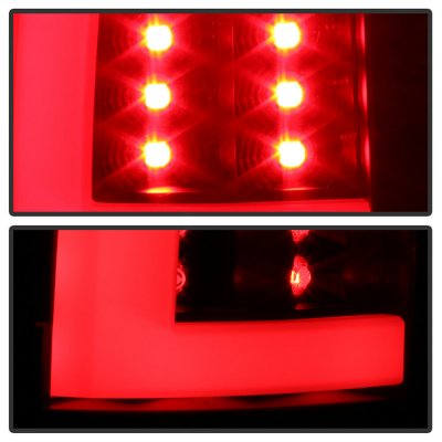 Chevy Tahoe 2000-2006 Black Tube LED Tail Lights