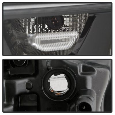 Dodge Ram 1500 2019-2021 Black Halogen Headlights