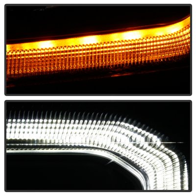 GMC Yukon 2015-2020 Black Projector Headlights LED DRL