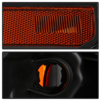 Toyota Tundra SR 2014-2017 Black Quad LED Projector Headlights Facelift DRL