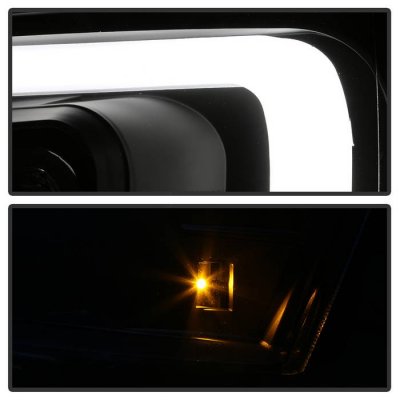 Chevy Avalanche 2007-2013 Black Projector Headlights LED DRL