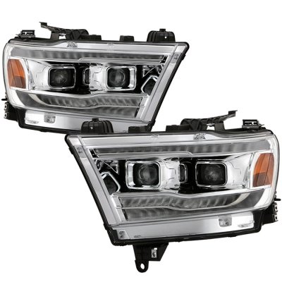 Dodge Ram 1500 2019-2021 Full LED Projector Headlights DRL Dynamic Signal