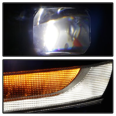 Dodge Ram 1500 2019-2022 Black Full LED Projector Headlights DRL Dynamic Signal