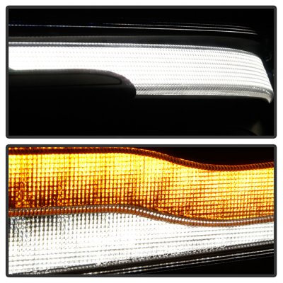 Dodge Ram 1500 2019-2021 Black Projector Headlights LED DRL Dynamic Signal