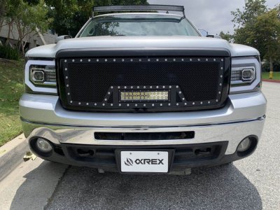 GMC Sierra 3500HD 2007-2014 Black Projector Headlights LED DRL Dynamic Signal Activation