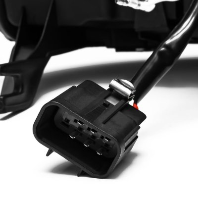 GMC Sierra 3500HD 2007-2014 Black Projector Headlights LED DRL Dynamic Signal Activation