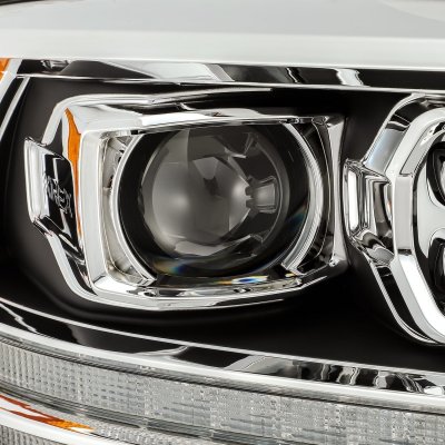 Dodge Ram 2500 2010-2018 5th Gen Black Projector Headlights LED DRL Dynamic Signal Activation