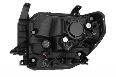 Toyota Tundra 2014-2021 Black LED Quad Projector Headlights DRL Activation Level