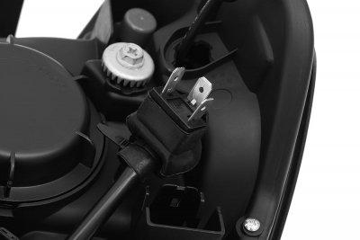 Toyota Tundra 2014-2021 Glossy Black LED Quad Projector Headlights DRL Activation Level