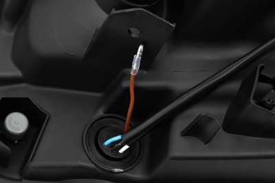 Toyota Tundra 2014-2021 Glossy Black LED Quad Projector Headlights DRL Activation Level