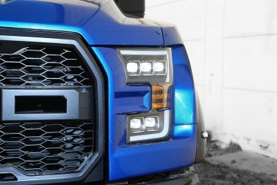 Ford F150 2015-2017 LED Quad Projector Headlights DRL Dynamic Signal Activation