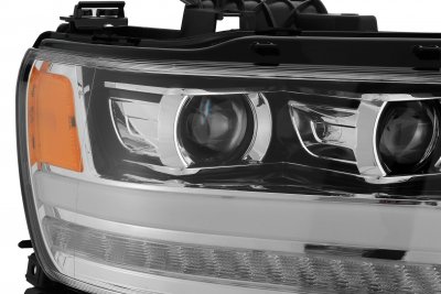 Dodge Ram 1500 2019-2022 LED Projector Headlights DRL Dynamic Signal Activation