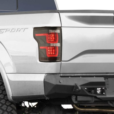 Ford F150 XL 2015-2017 Smoked Full LED Tail Lights