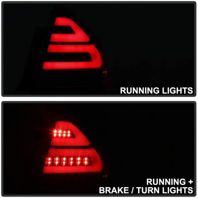 Chevy Impala Limited 2014-2016 Black Dual Tube LED Tail Lights