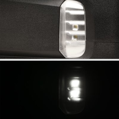 GMC Sierra 1500 2019-2022 Power Folding Side Mirrors LED Signal Puddle Lights