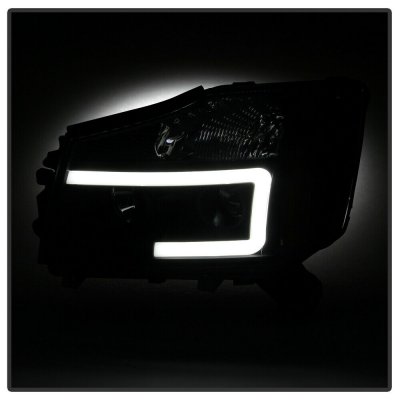 Nissan Armada 2004-2007 Black Projector Headlights Tube