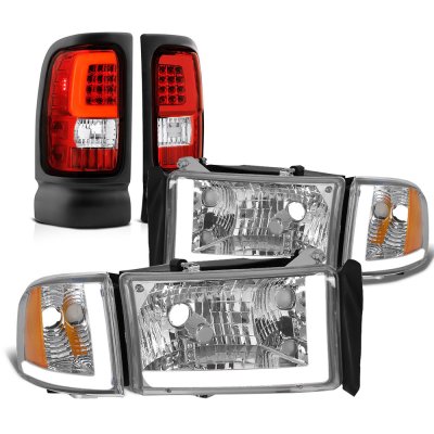 Dodge Ram 2500 1994-2002 DRL Headlights Corner Lights LED Tail Lights