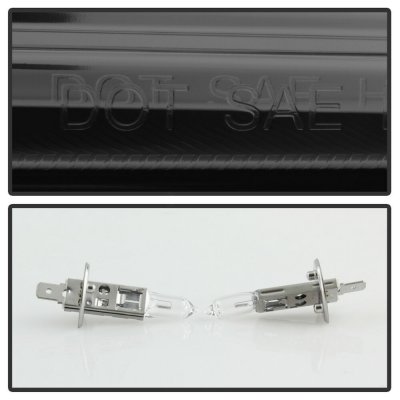 GMC Yukon XL 2007-2014 Smoked Halo Projector Headlights with LED