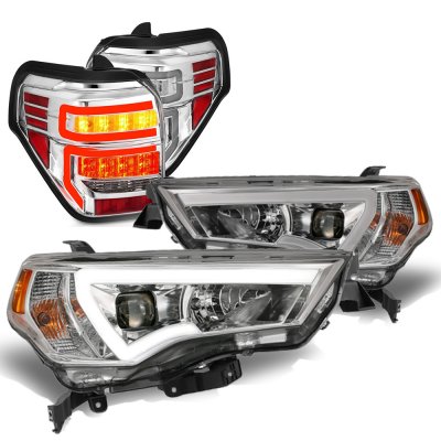 Toyota 4Runner 2014-2020 DRL Projector Headlights LED Tail Lights