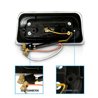 GMC Sonoma Standard Cab 1994-2003 Smoked LED Third Brake Light